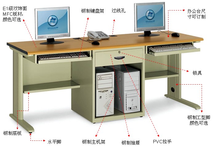 钢制办公台