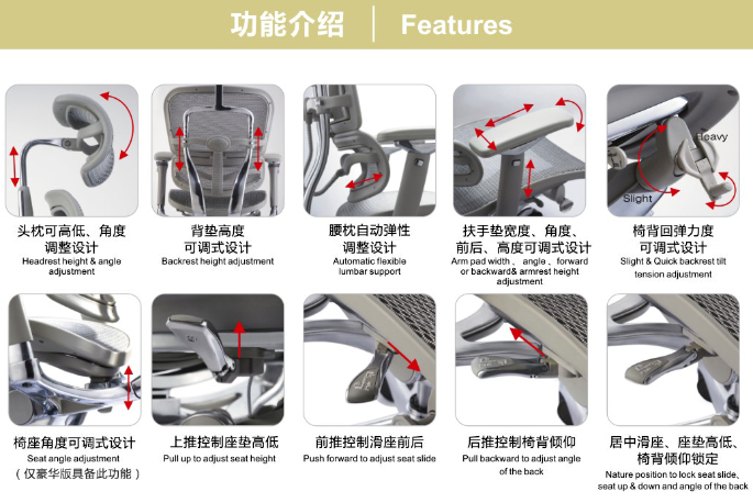 办公椅新金豪系列Ergohuman+